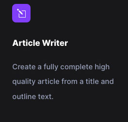 Article Writer