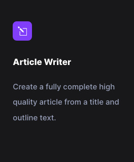 Article Writer