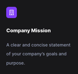 Company Mission