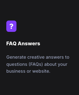 FAQ Answers