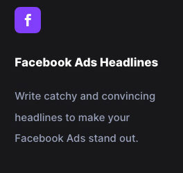 Facebook Ads Headlines