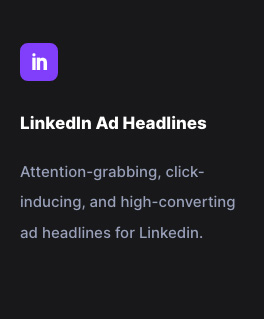 LinkedIn Ad Headlines