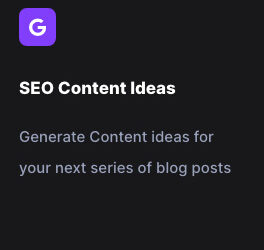 SEO Content Ideas