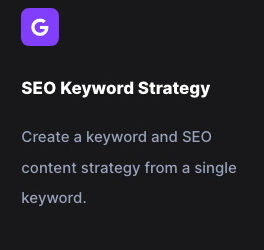 SEO Keyword Strategy