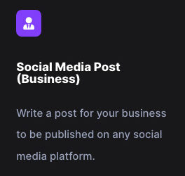 Social Media Post (Business)