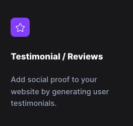 AI Testimonial and Review Generator