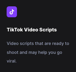 TikTok Video Scripts