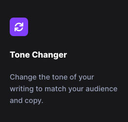 Tone Changer