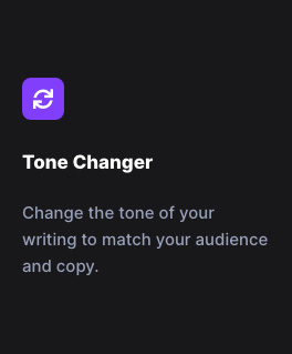 Tone Changer