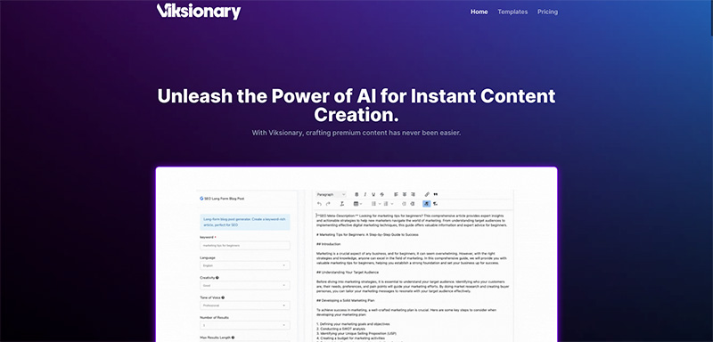 Viksionary’s Exciting Update: A Fresh Look and Enhanced Digital Marketing Templates
