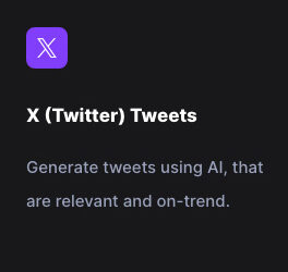 X (Twitter) Tweets